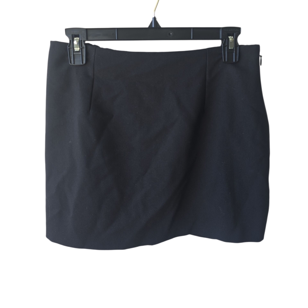 Abercrombie & Fitch Linen-Blend Black Scarlett Mini Skort Size Medium